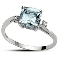 Anneau Donna Oro Femme in Or blanc Acquamarina DHAA7190.003